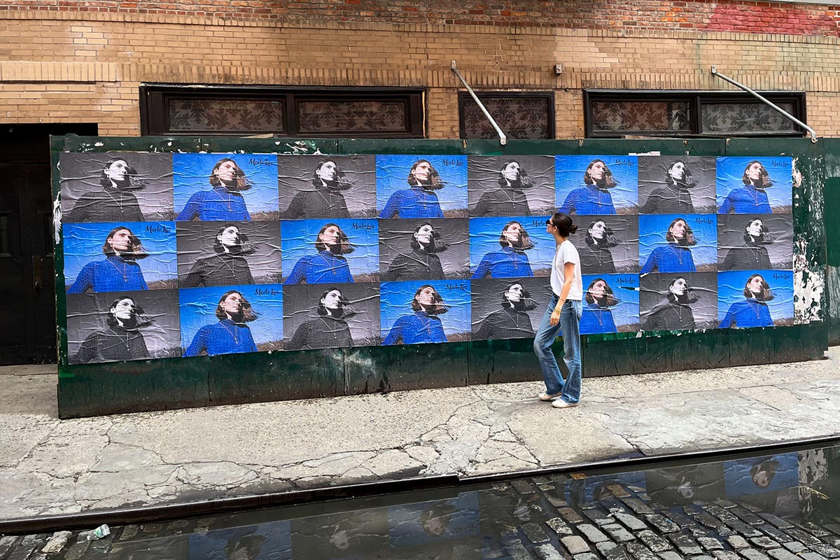Wheatpasting Philadelphia - 32 sheet large format street poster takeover